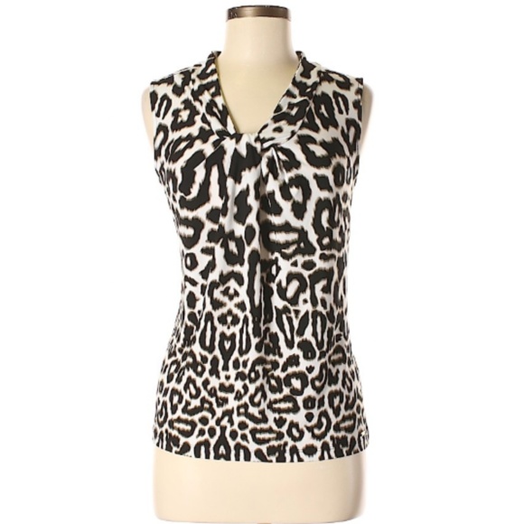 Calvin klein animal print top Clearance